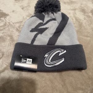 Cleveland Cavaliers New Era Knit Beanie Pom Hat NBA Court OSFA NWT